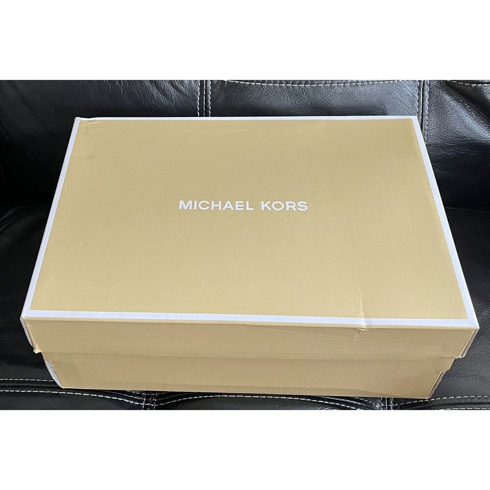New Michael Kors Jenkins Knit Trainer Soft Stretch Sneakers Dark Cherry Size 7.5 - Picture 6 of 6